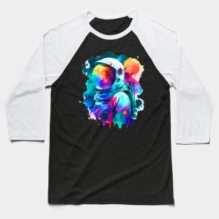 Astronaut Galaxy Baseball T-Shirt